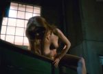 Sylvia Kristel -Naakt over de schutting-